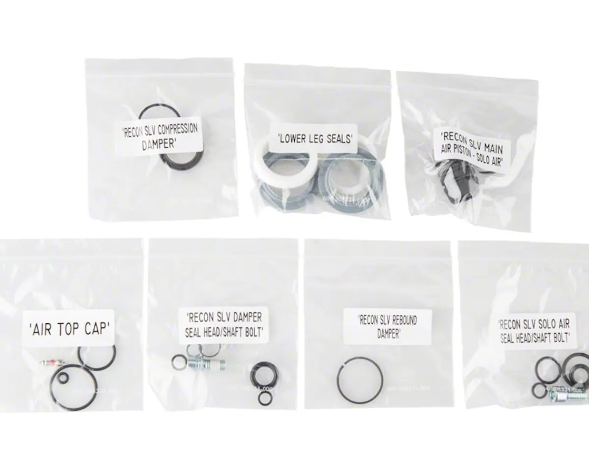 RockShox Suspension|Fork Full Service Kit (Solo Air) (2013-2015 Recon Silver)