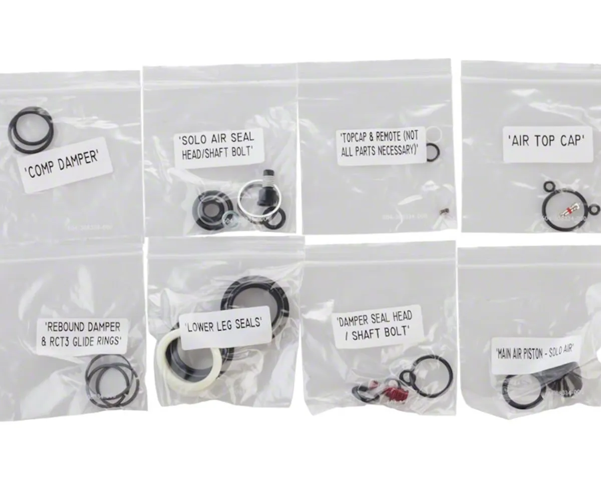 RockShox Suspension|Fork Service Kit (Full) (SID, Reba) (2013-2016) (Solo Air) (A2-A3)