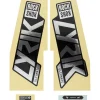 RockShox Frame Protection & Decals|Lyrik Ultimate Decal Kit (Gloss Polar for Gloss Black Lowers)
