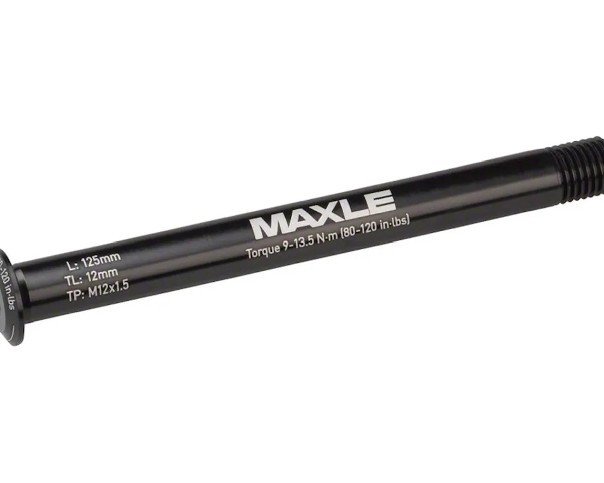 RockShox Wheels & Parts|Suspension|Maxle Stealth Front Thru Axle (Black) (125mm) (12 x 100mm) (1.5mm)
