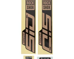 RockShox Frame Protection & Decals|SID SL Ultimate Decal Kit (Matte Copper for Gloss Black Lowers)
