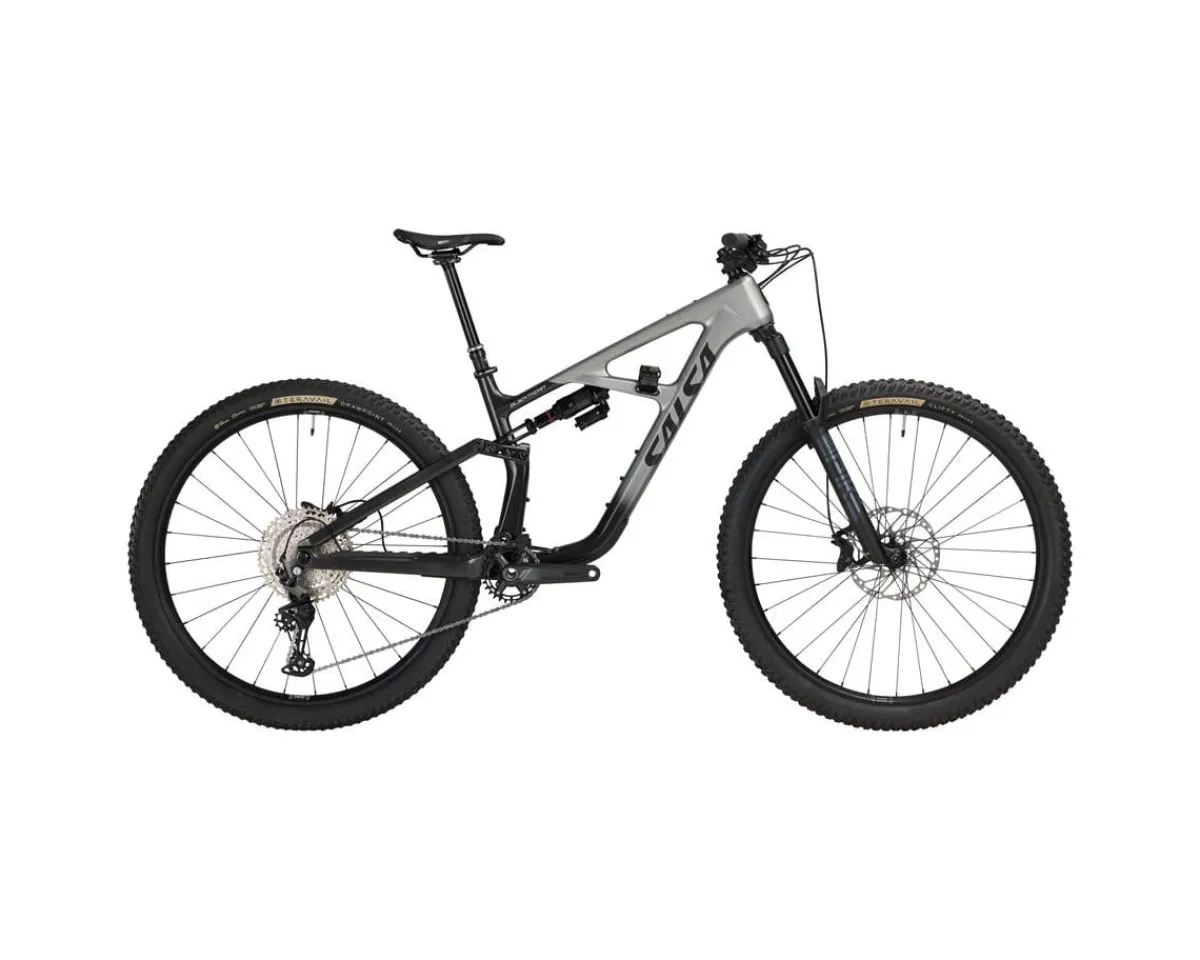 Salsa Mountain Bikes|Blackthorn 125 C Deore 12 Mountain Bike (Coffee Black/Smoke) (S)