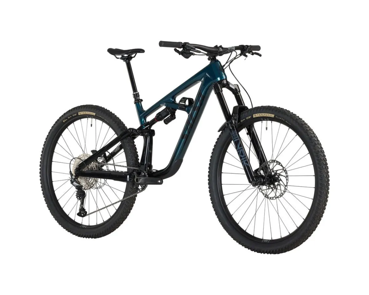 Salsa Mountain Bikes|Blackthorn 145 C Deore 12 Mountain Bike (Black/Slate) (S)