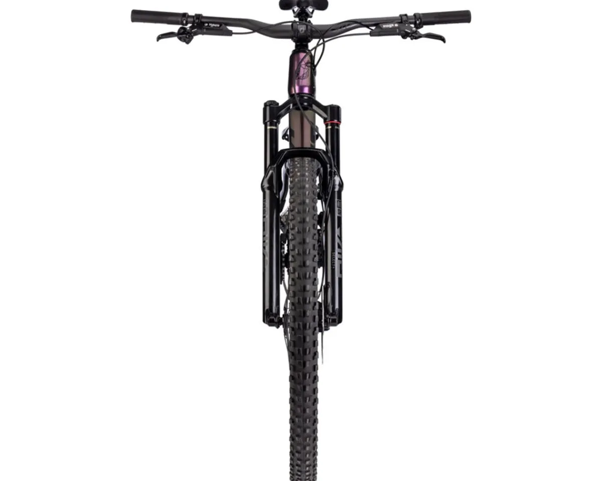 Salsa Mountain Bikes|Blackthorn 125 C GX AXS Transmission Mountain Bike (Black/Pearl Orchid) (L)