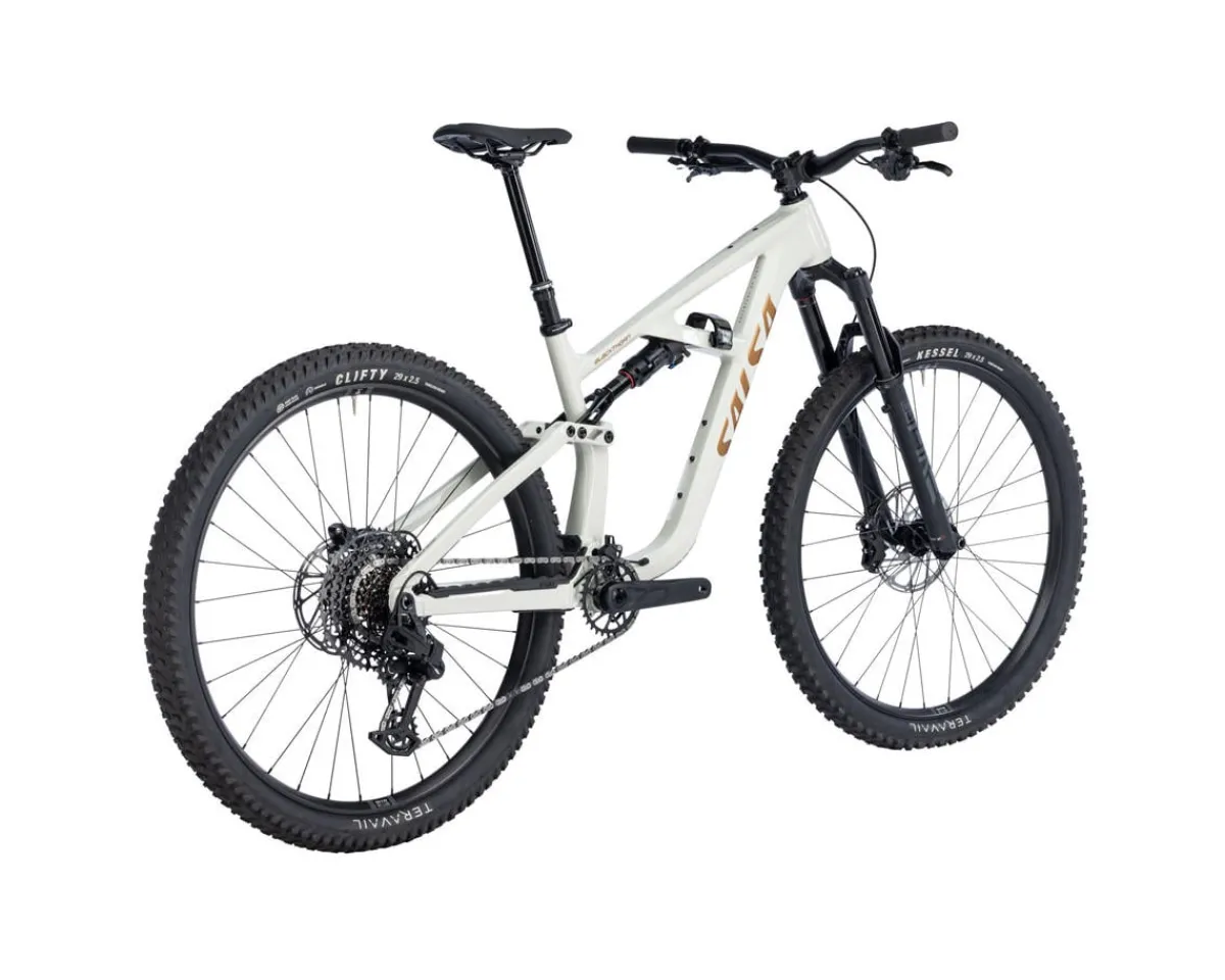 Salsa Mountain Bikes|Blackthorn 125 Eagle 70 Transmission Mountain Bike (Vapor Grey) (M)