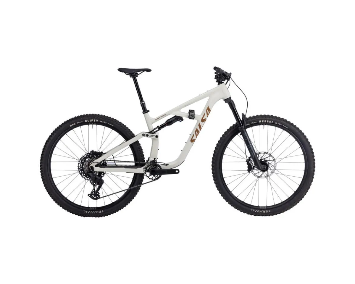 Salsa Mountain Bikes|Blackthorn 125 Eagle 70 Transmission Mountain Bike (Vapor Grey) (M)