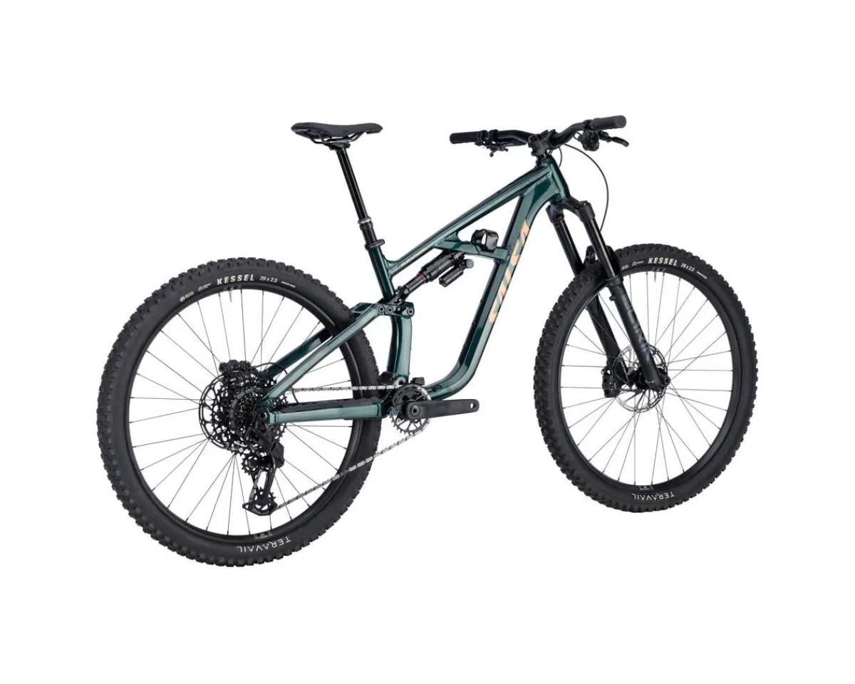 Salsa Mountain Bikes|Blackthorn 145 Eagle 70 Transmission Mountain Bike (Black Spruce) (M)