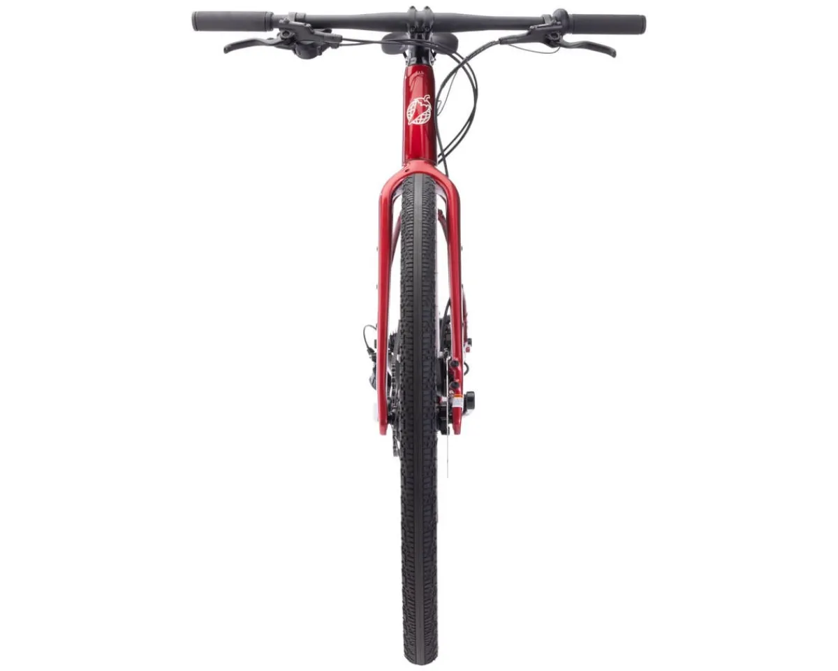 Salsa Gravel Bikes|E-Bikes|Confluence Flat Bar Gravel E-Bike (Canyon Red) (XS) (Shimano Essa) (1 x 8-Speed)