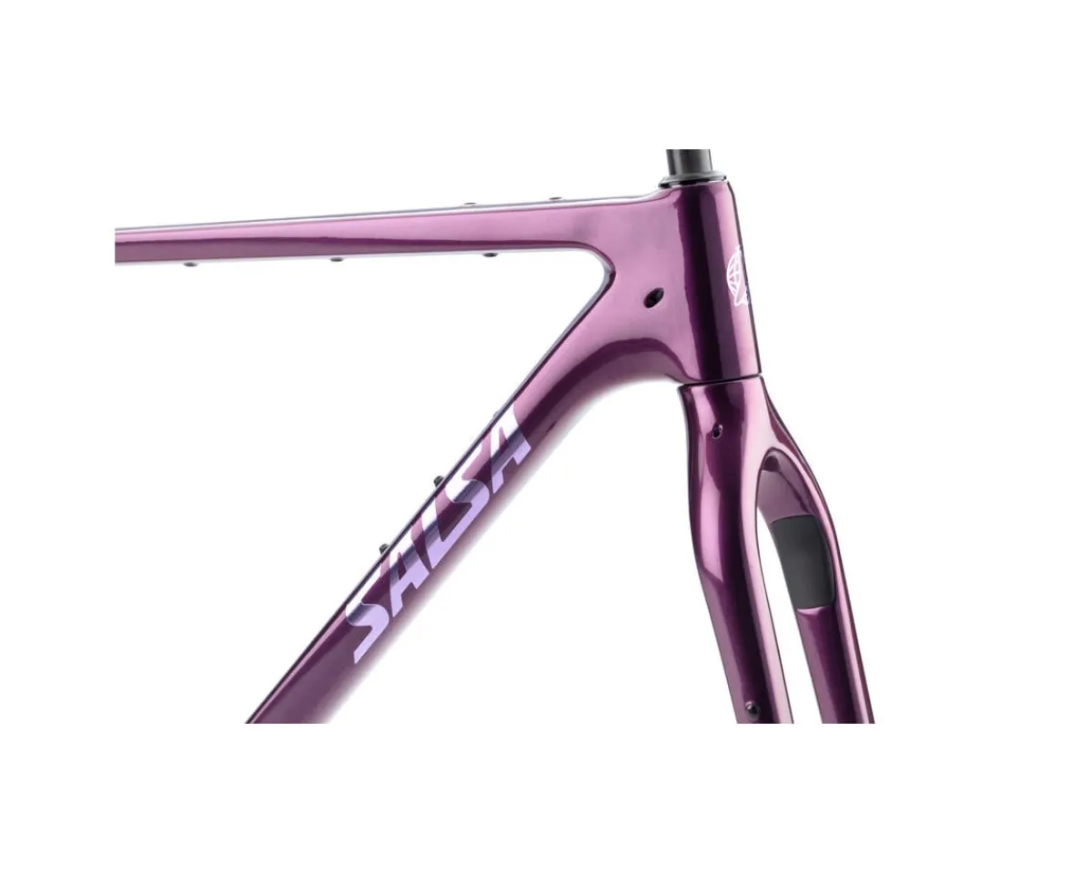 Salsa Frames|Gravel Bikes|Cutthroat C Carbon Frameset (Deep Orchid) (56cm)
