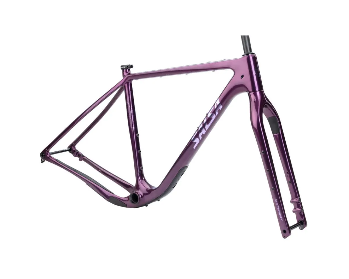 Salsa Frames|Gravel Bikes|Cutthroat C Carbon Frameset (Deep Orchid) (56cm)