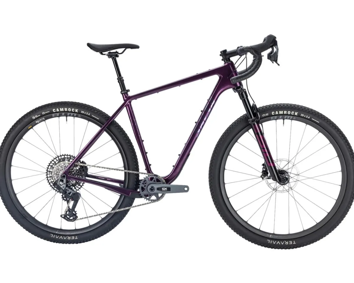 Salsa Gravel Bikes|Cutthroat C Rival GX AXS Transmission SUS (Deep Orchid) (56cm)
