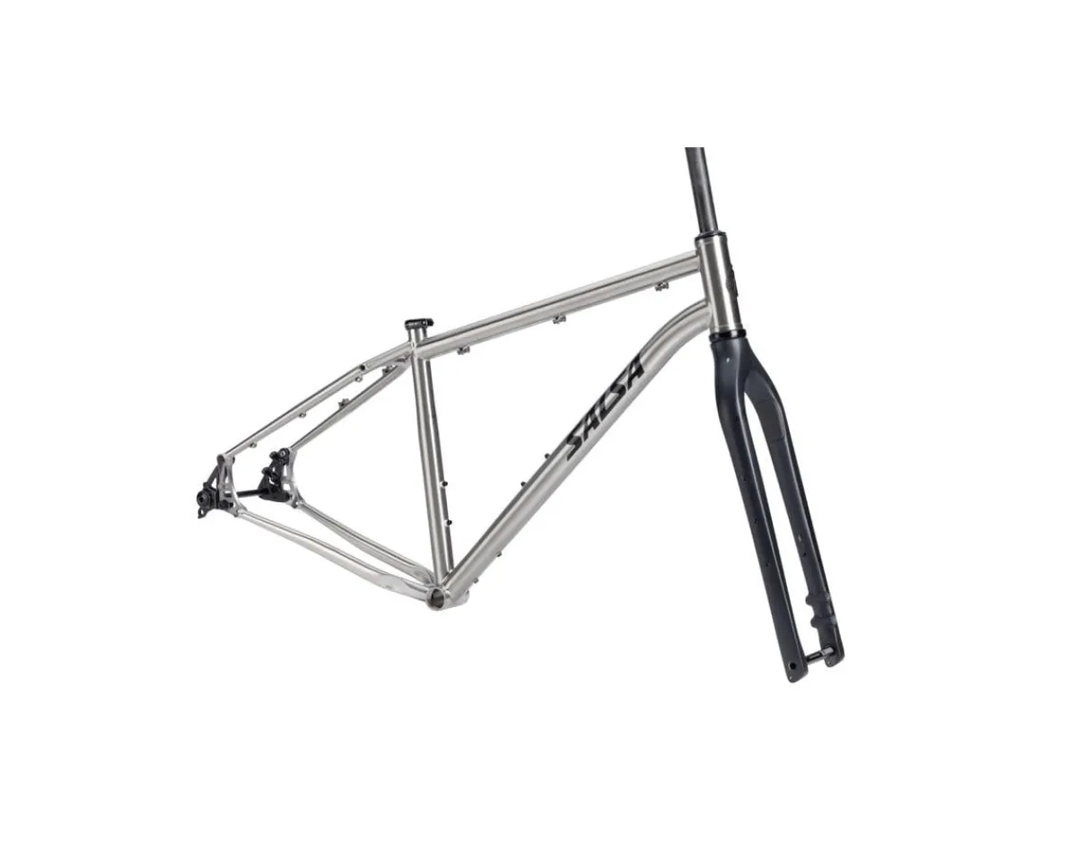 Salsa Frames|Mountain Bikes|Fargo Ti Frameset (Brushed Titanium) (M)