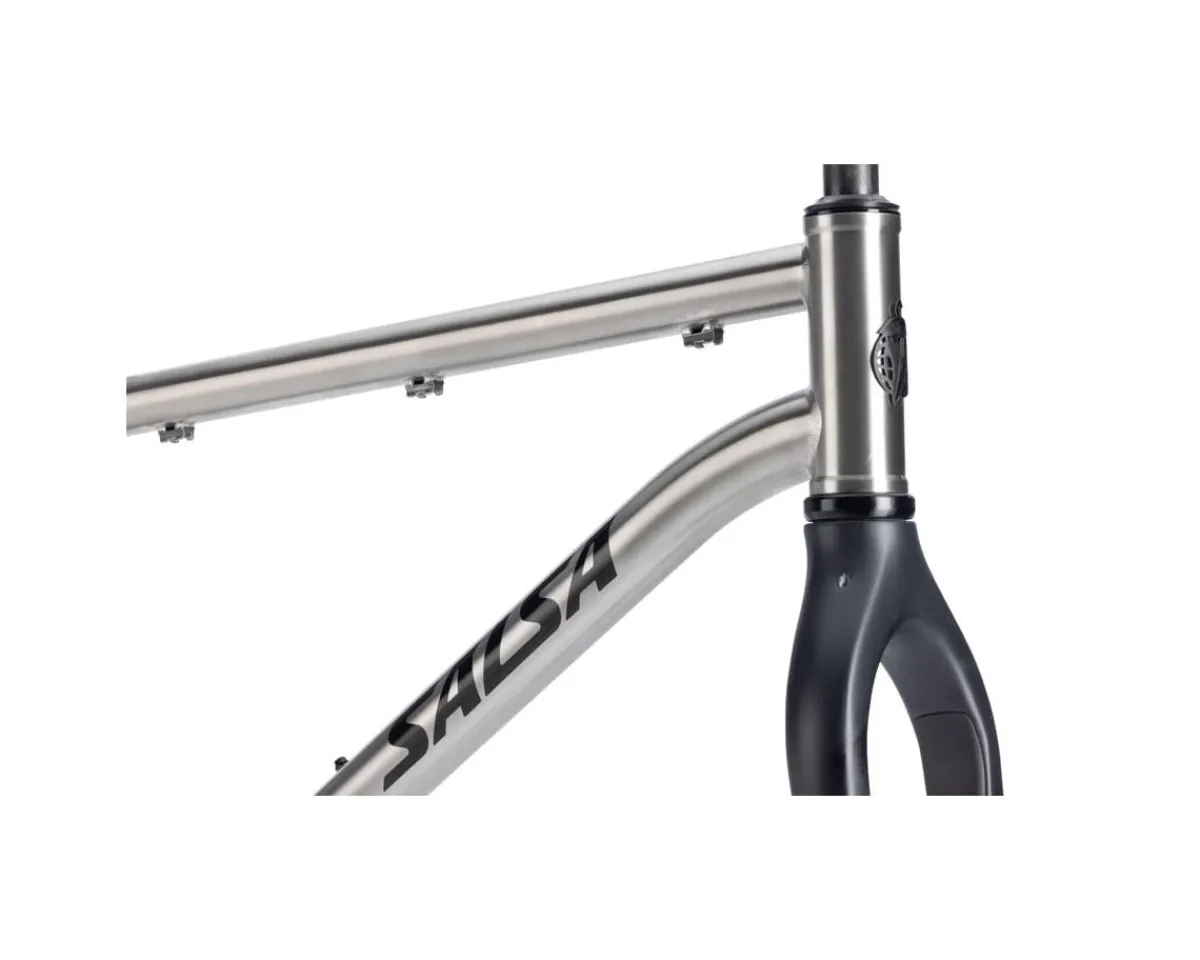 Salsa Frames|Mountain Bikes|Fargo Ti Frameset (Brushed Titanium) (M)
