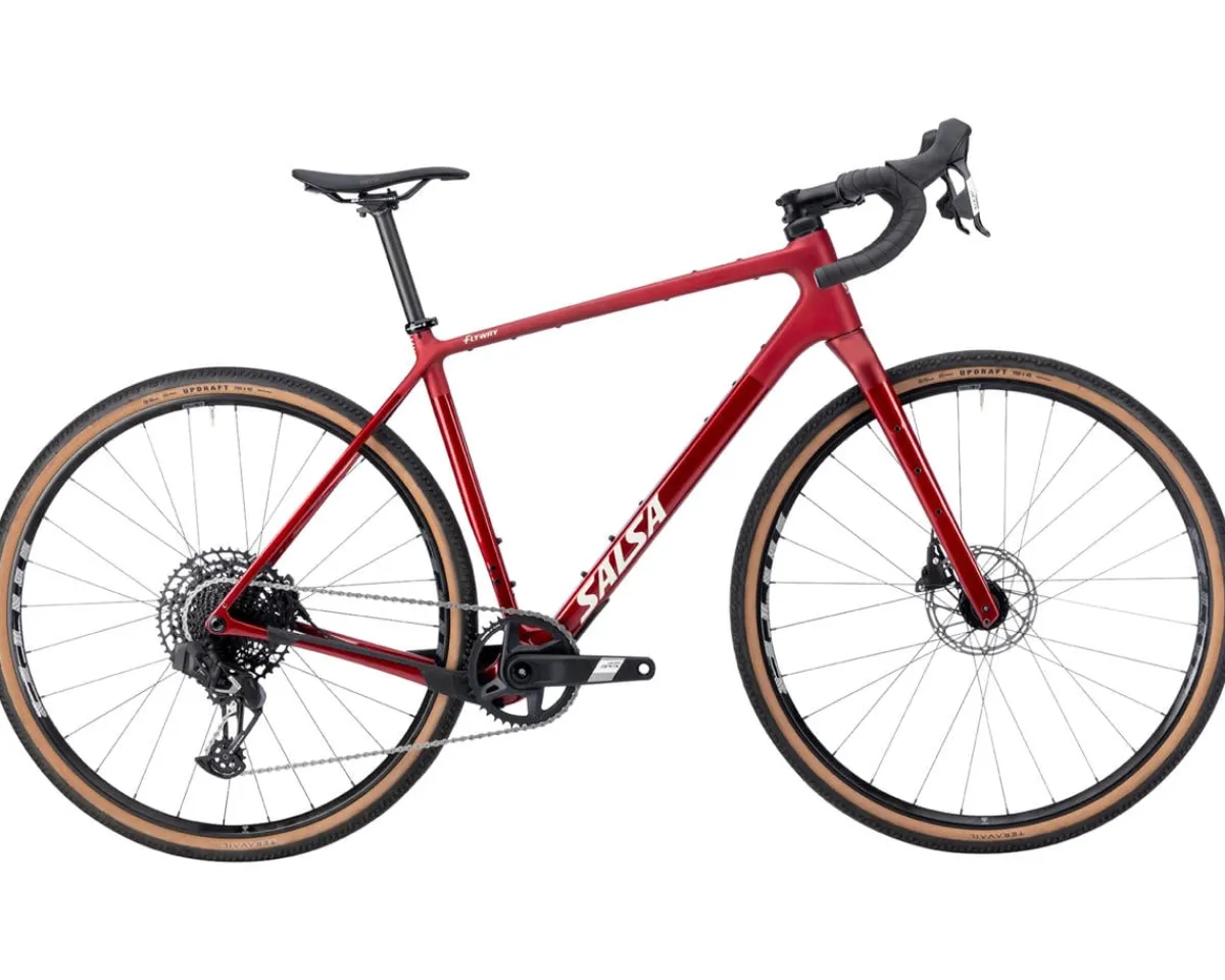 Salsa Gravel Bikes|Flyway C Apex Eagle AXS Gravel Bike (Canyon Red) (M/L)