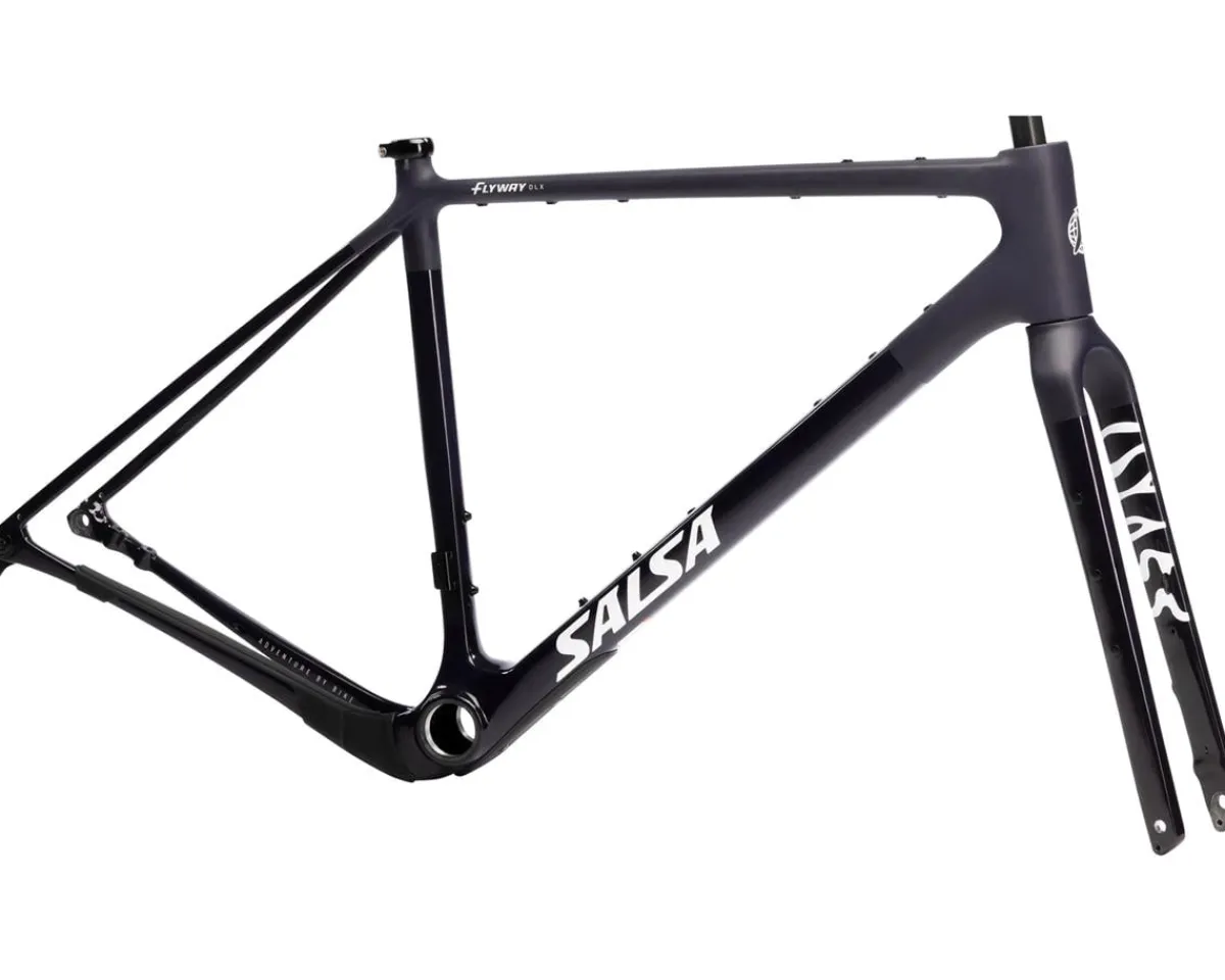 Salsa Frames|Gravel Bikes|Flyway C DLX Carbon Frameset (Midnight) (M/L)