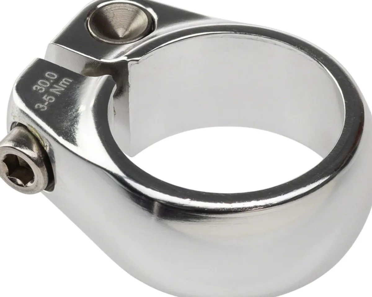 Salsa Racks, Fenders, & Trailers|Seatposts & Clamps|Lip-Lock Seat Collar (Silver) (30.0mm)
