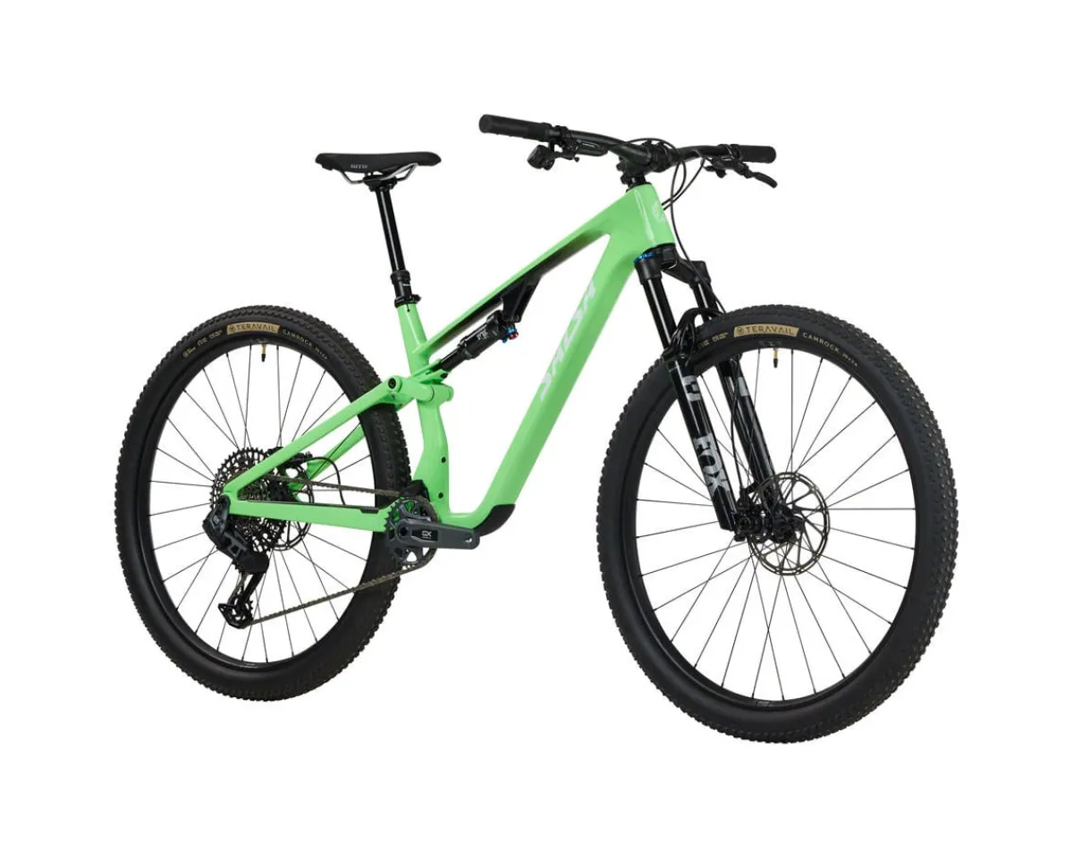 Salsa Mountain Bikes|Spearfish C Deluxe GX AXS Transmission Mountain Bike (Citrus Green) (XL)