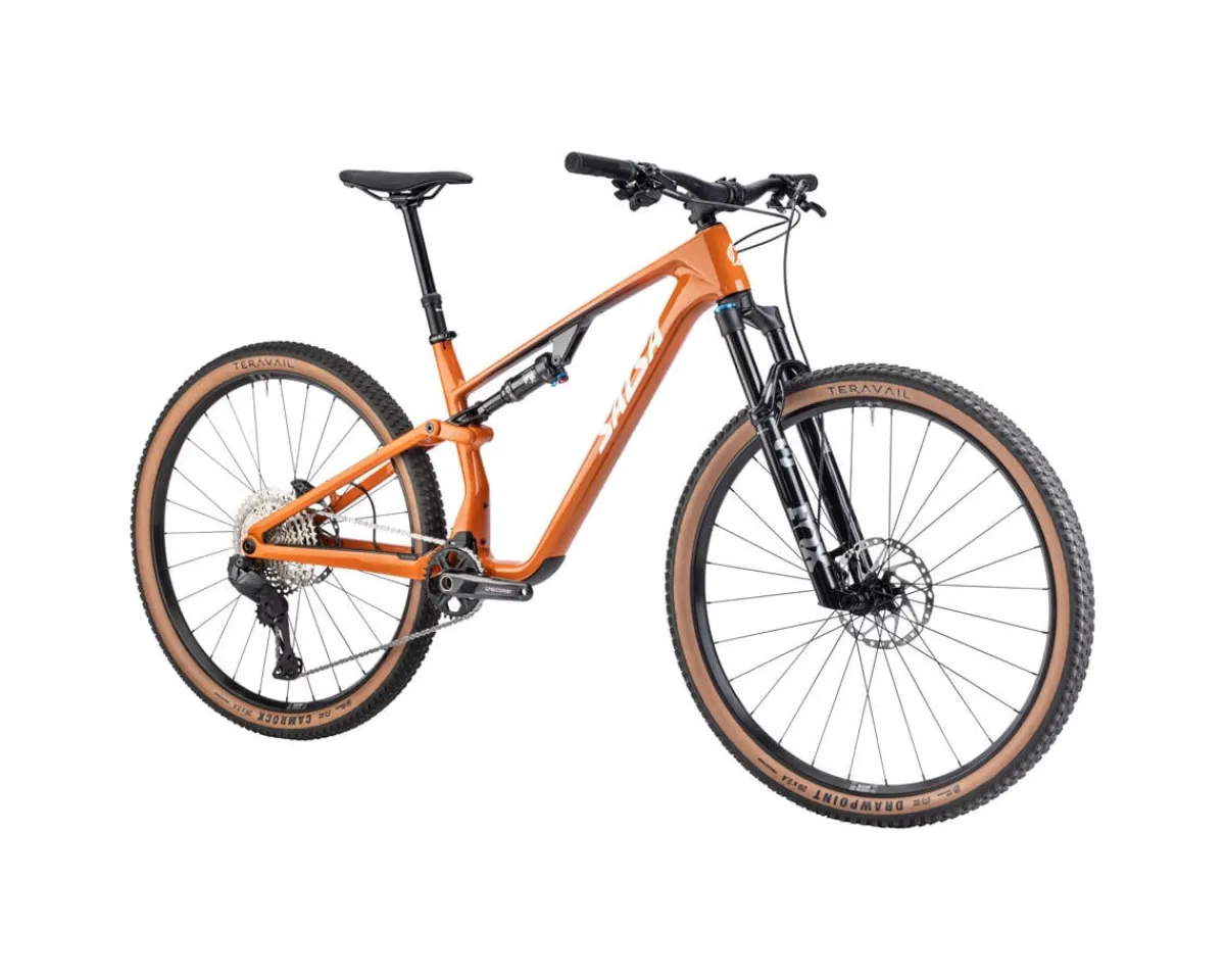 Salsa Mountain Bikes|Spearfish C Deore Di2 Mountain Bike (Amber) (L)