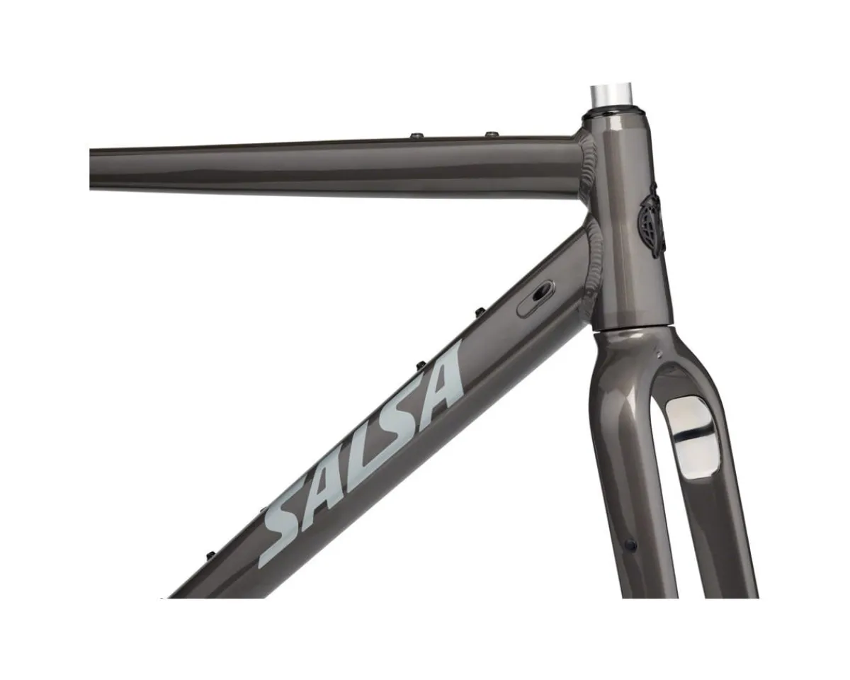 Salsa Frames|Gravel Bikes|Stormchaser Gravel Frameset (Metallic Black) (49cm)