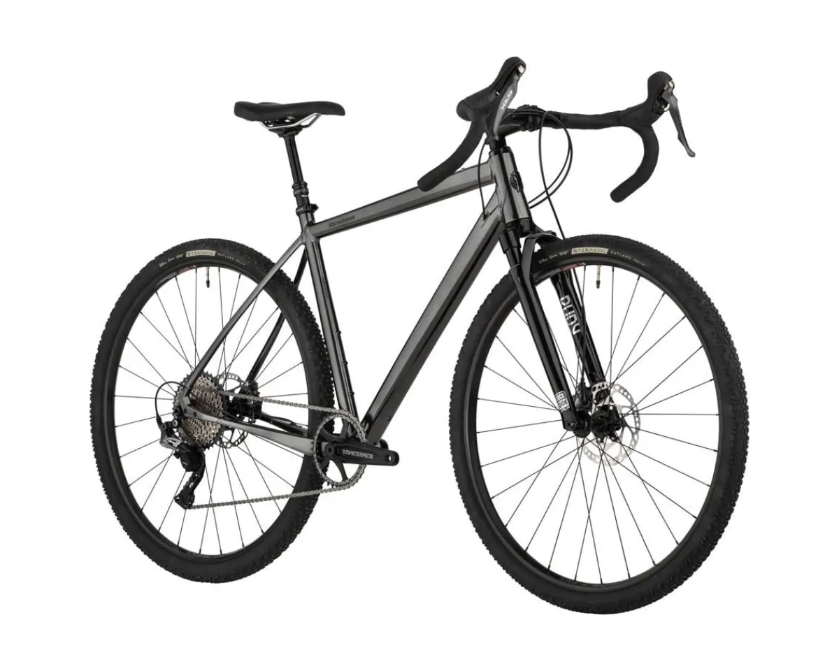 Salsa Gravel Bikes|Stormchaser GRX 810 1x SUS Gravel Bike (Black) (54.5cm)