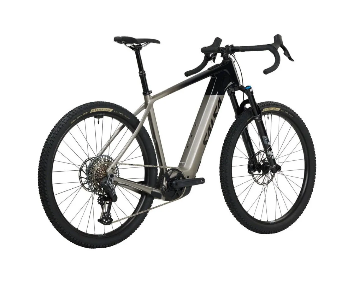 Salsa Gravel Bikes|E-Bikes|Tributary C Rival GX AXS SUS (Charcoal/Black) (M)