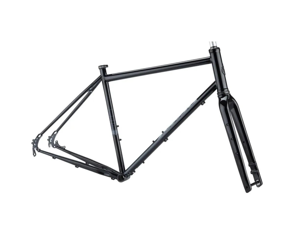 Salsa Frames|Gravel Bikes|Vaya Gravel/Touring Bike Frameset (Black) (49.5cm)
