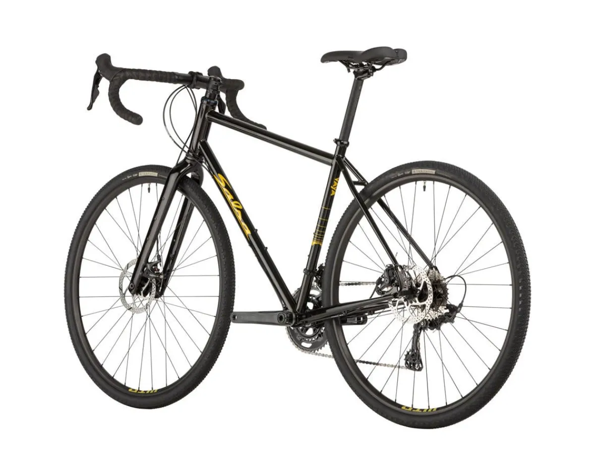 Salsa Gravel Bikes|Vaya GRX 600 Gravel/Touring Bike (Black) (54cm) (Steel) (700c)
