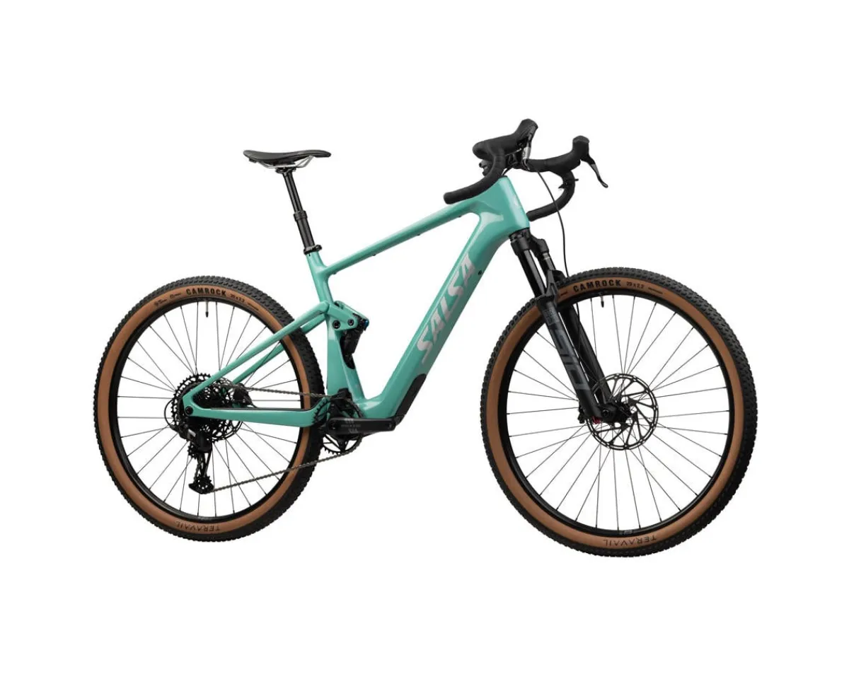 Salsa Gravel Bikes|E-Bikes|Wanderosa C Apex Eagle (Sea Green) (XL)
