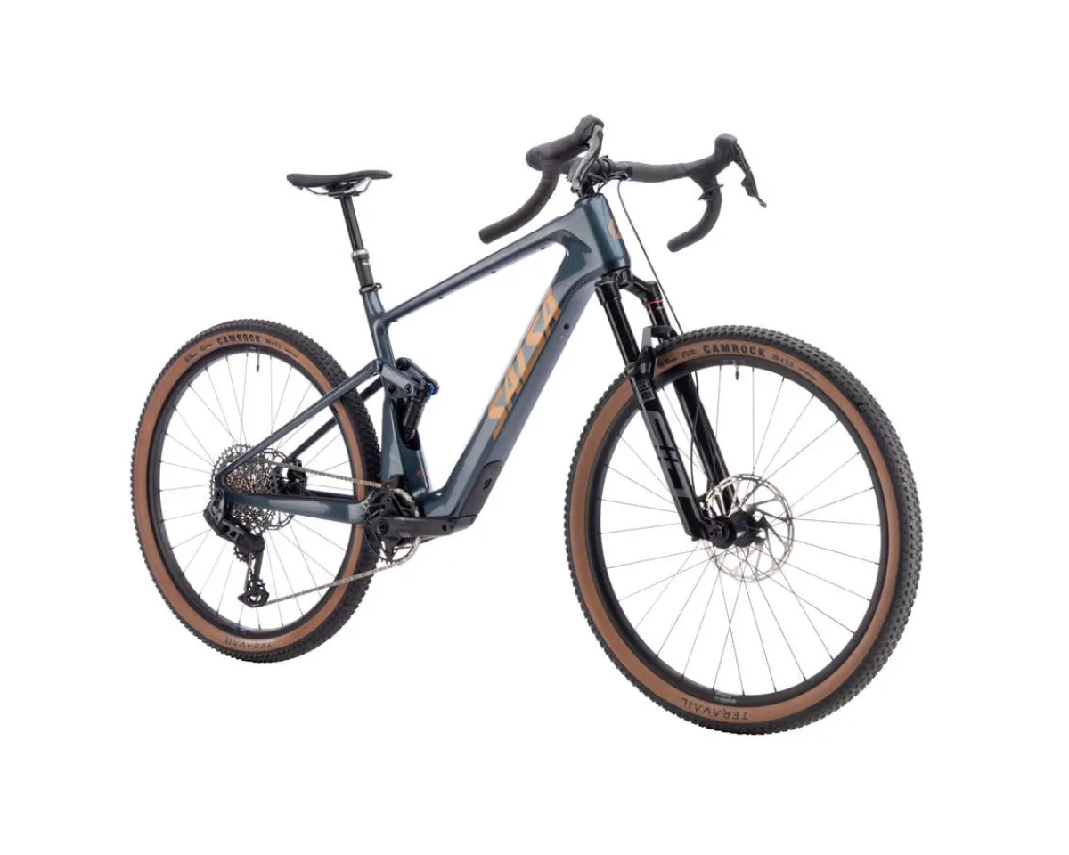 Salsa Gravel Bikes|E-Bikes|Wanderosa C Rival GX AXS Transmission (Charcoal) (M)