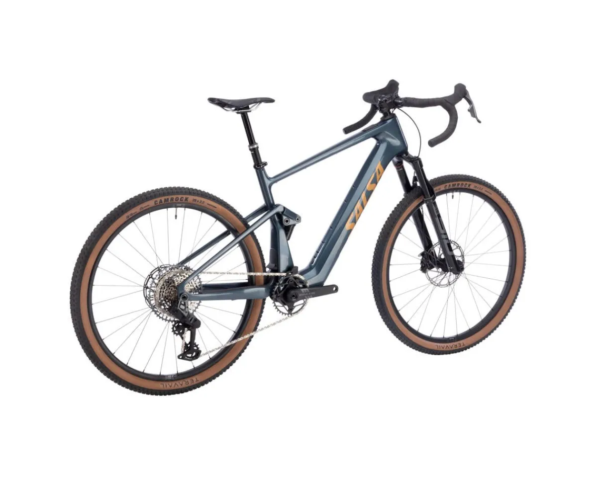 Salsa Gravel Bikes|E-Bikes|Wanderosa C Rival GX AXS Transmission (Charcoal) (M)