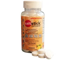 Saltstick Nutrition & Skin Care|Fastchews Chewable Electrolyte Tablets (Tart Orange) (1 | 60 Tablet Bottle)