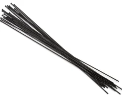 Sapim Wheels & Parts|CX Ray Straight-Pull Bladed Spoke (Black) (300mm) (Bag of 20)