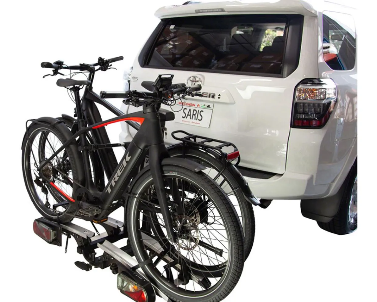 Saris Vehicle Bike Racks|Door County Electric Hitch Rack (Silver) (2 Bikes) (2" Receiver)