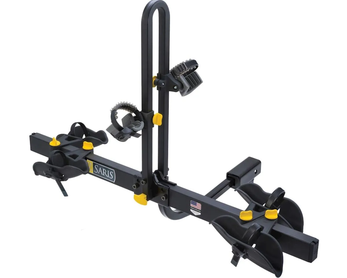 Saris Vehicle Bike Racks|Freedom Tray Hitch Rack (Black) (2 Bikes) (1.25 & 2" Receiver)