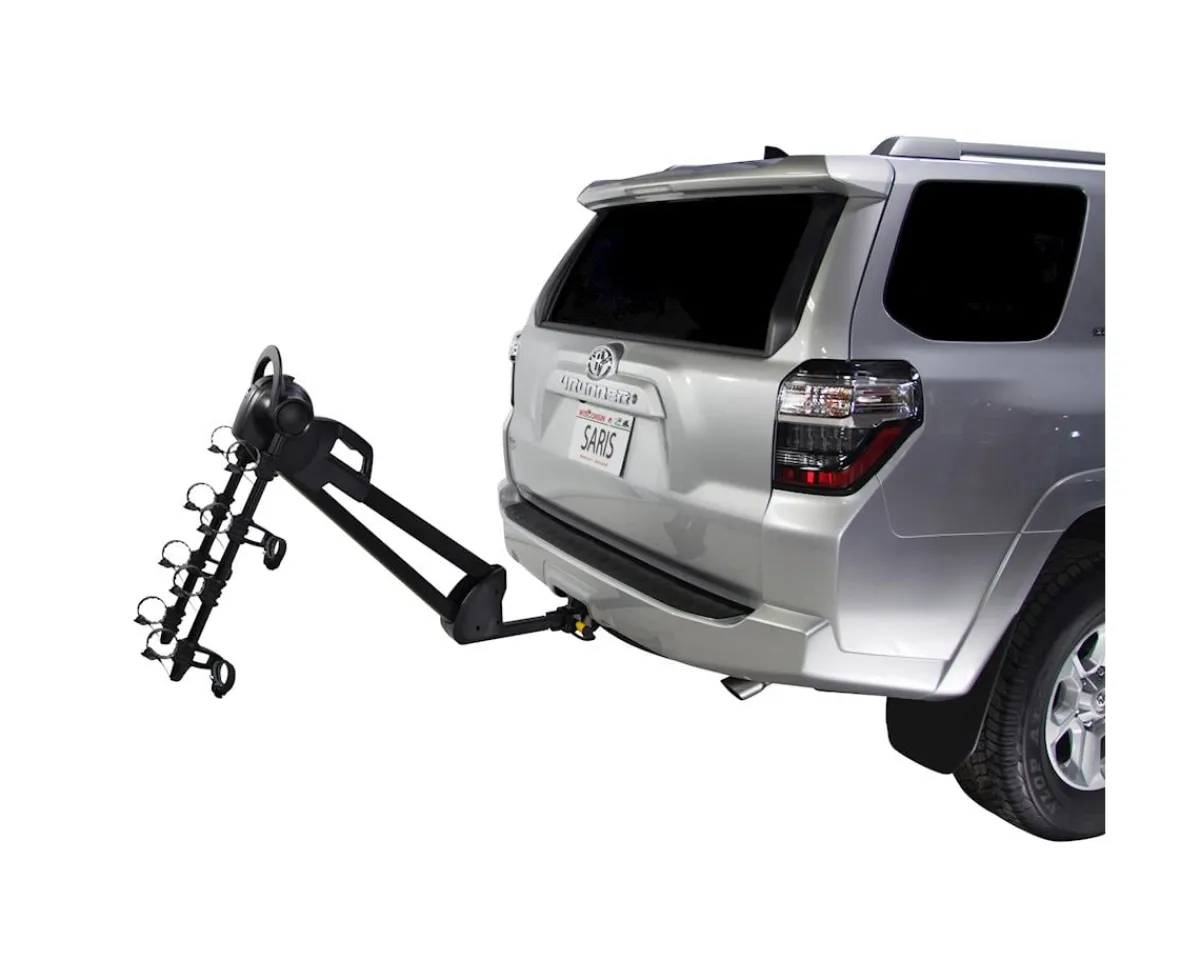 Saris Vehicle Bike Racks|Glide EX Hitch Rack (Black) (4 Bikes) (1.25 & 2" Receiver)