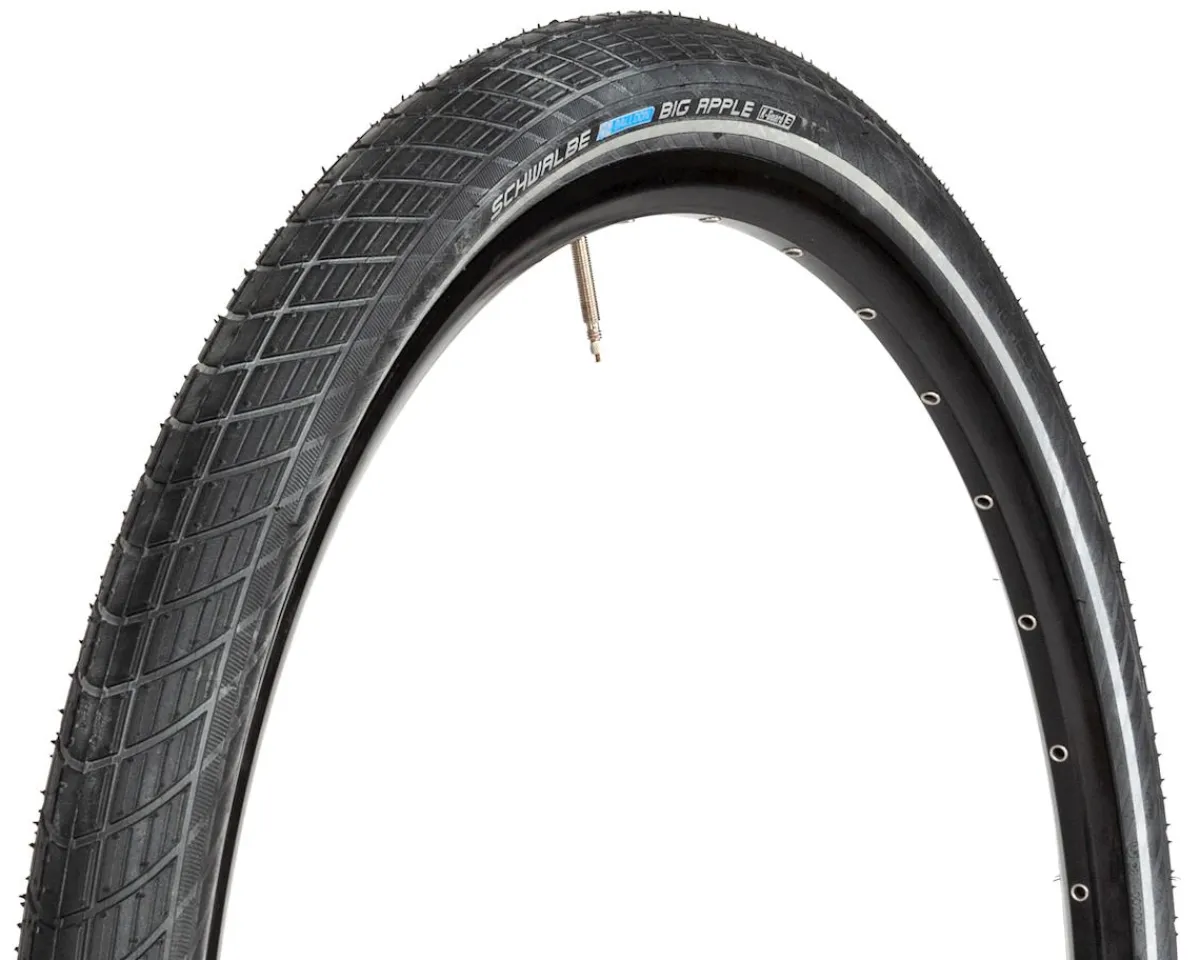 Schwalbe Tires|Big Apple Kevlar Guard Tire (Black) (700c) (50mm) (Wire)
