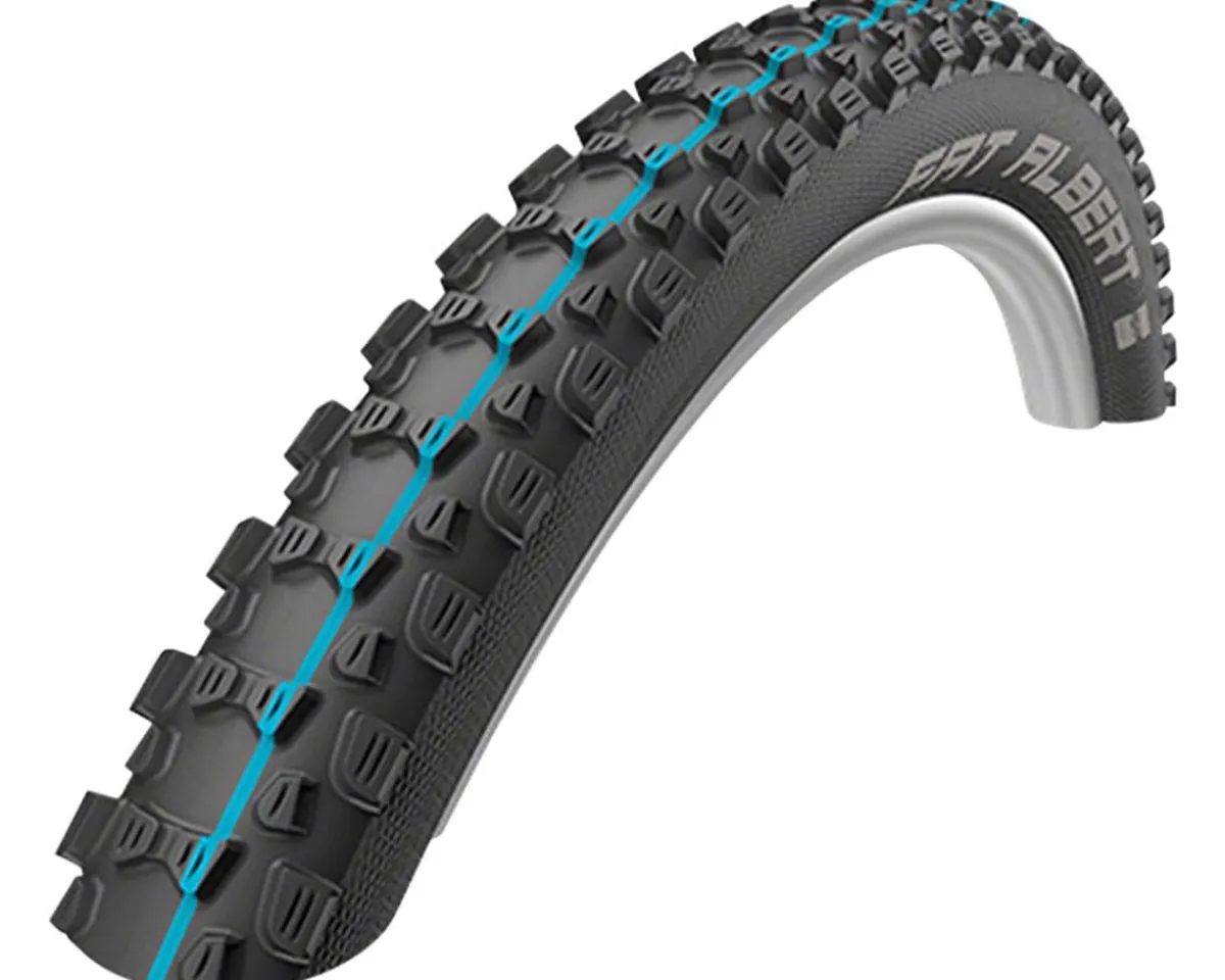 Schwalbe E-Bike Parts|Tires|Fat Albert Tubeless Rear Tire (Black) (27.5") (2.35") (Addix SpeedGrip/SnakeSkin)