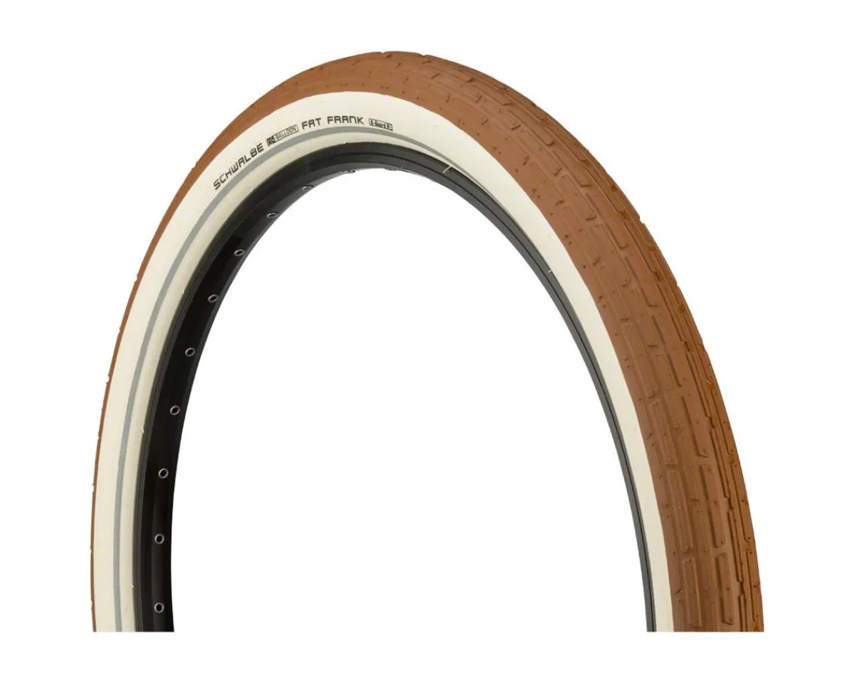 Schwalbe Tires|Fat Frank Urban Cruiser Tire (Brown/Reflex) (26") (2.35") (Wire) (SBC/K-Guard)