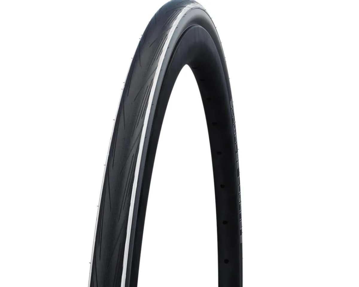 Schwalbe Tires|Lugano II Road Tire (White) (700c) (25mm) (Wire) (Silica/K-Guard)