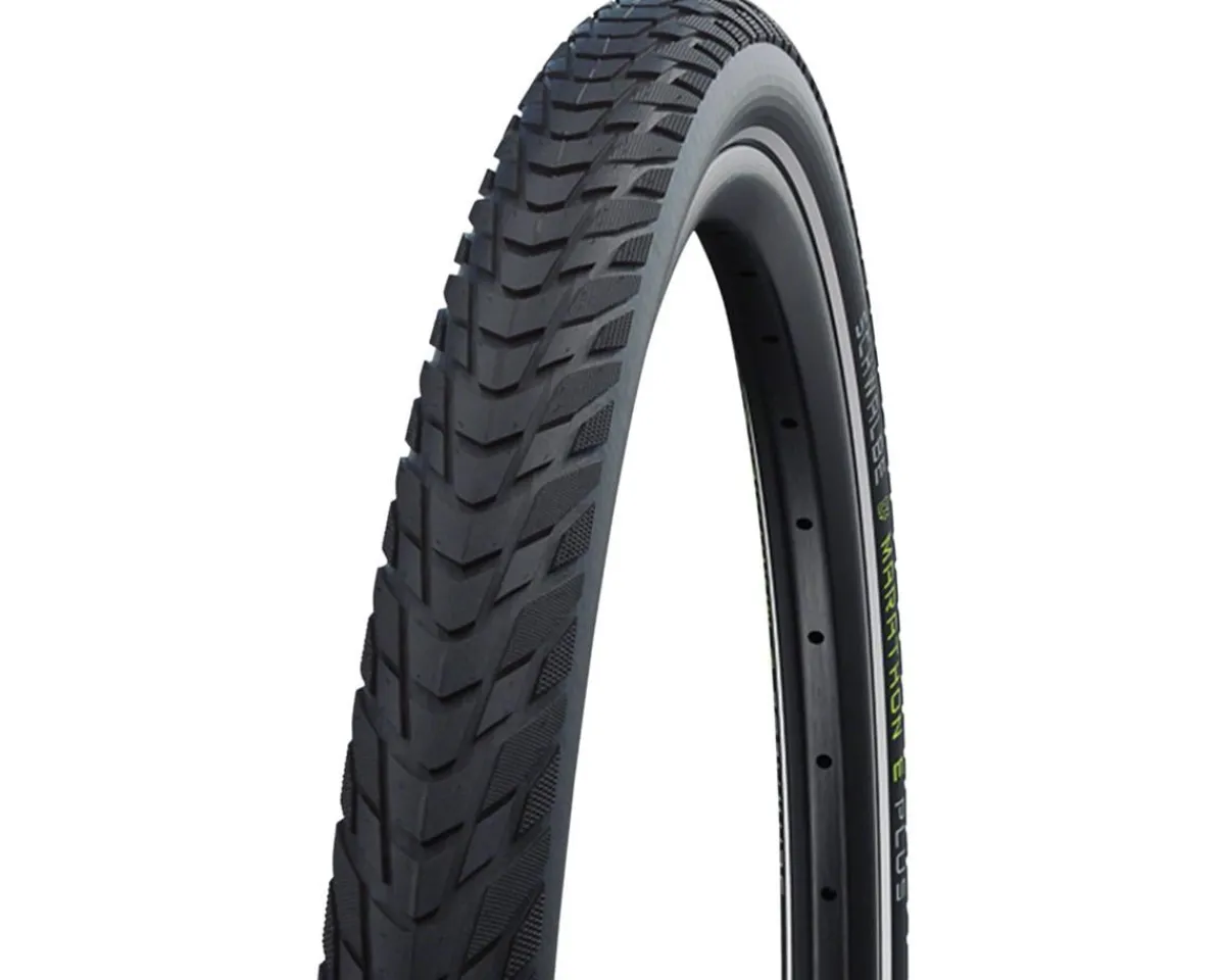 Schwalbe E-Bike Parts|Tires|Marathon E-Plus Tire (Black/Reflective) (Wire Bead) (700c) (38mm) (Smart DualGuard)