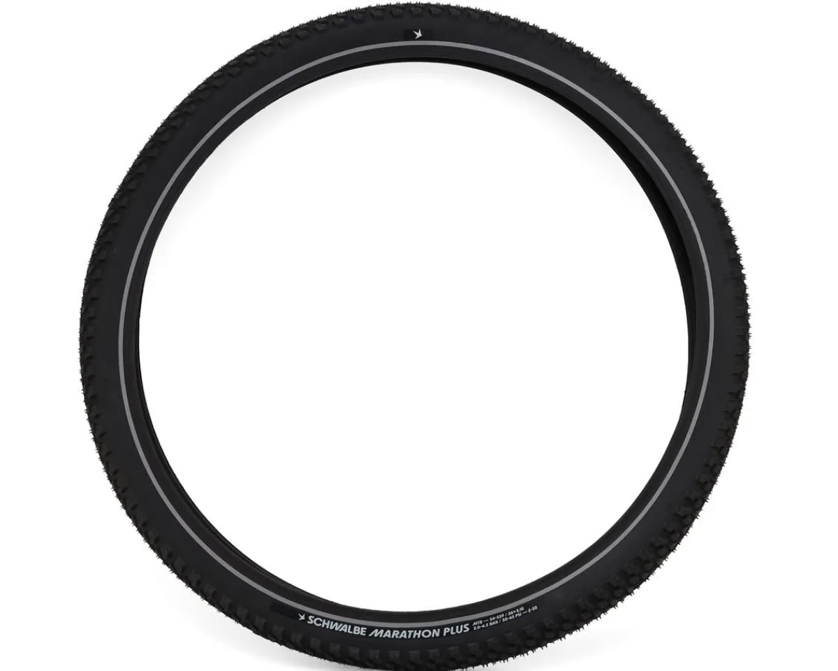 Schwalbe E-Bike Parts|Tires|Marathon Plus MTB Tire (Black/Reflective) (26") (2.1") (Wire Bead) (Addix/SmartGuard) (E50)