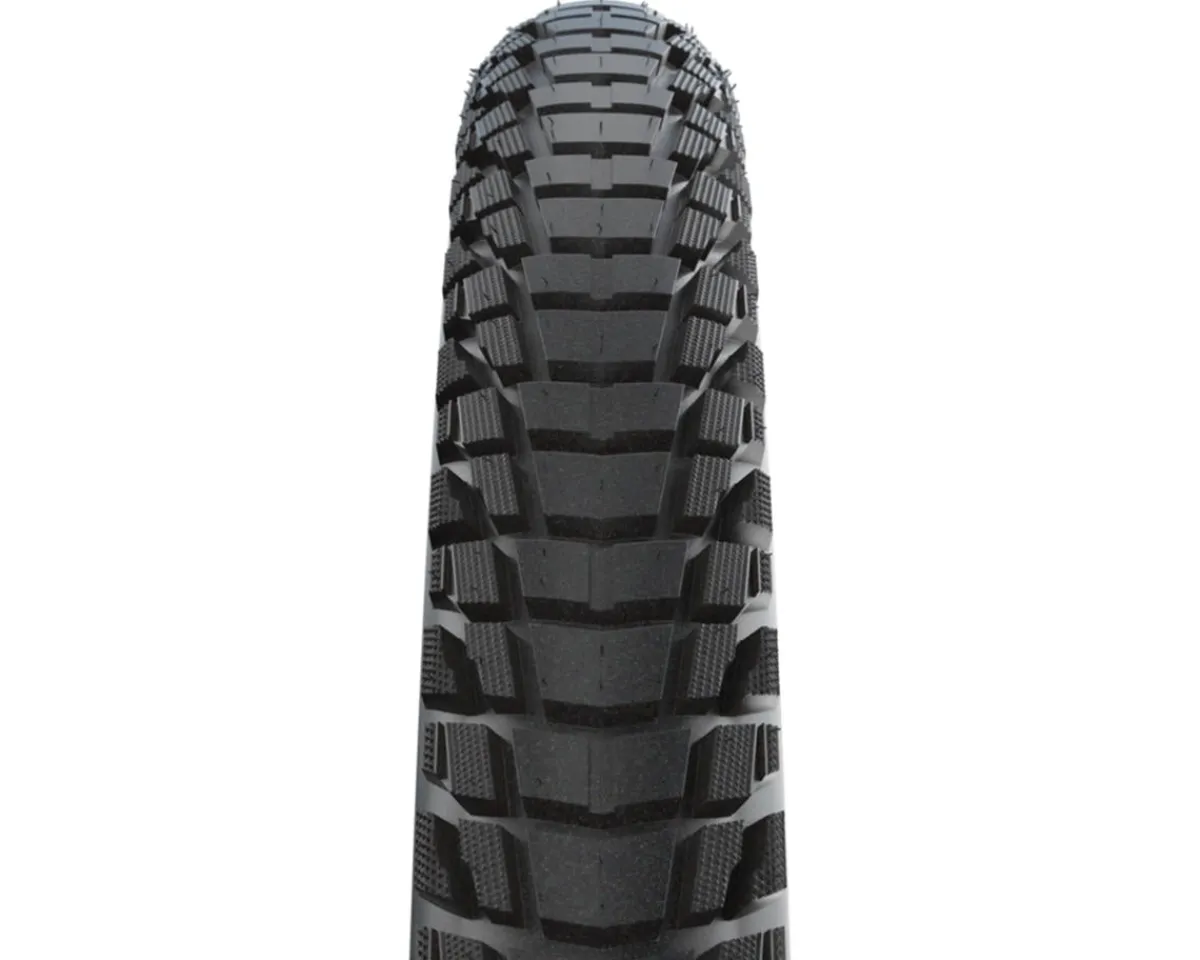 Schwalbe E-Bike Parts|Tires|Marathon Plus Tour Tire (Black/Reflex) (700c) (38mm) (Wire) (Addix Green/SmartGuard)