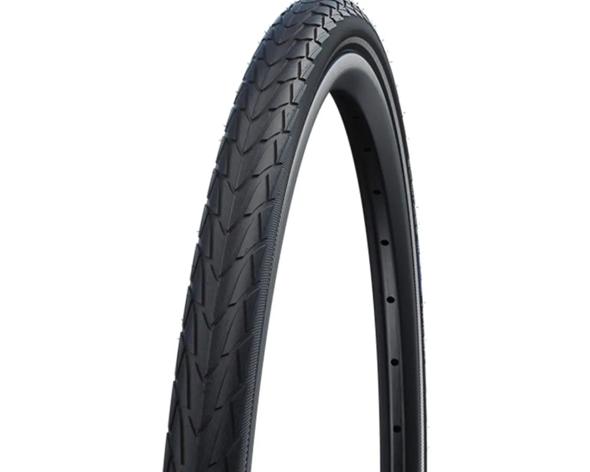 Schwalbe E-Bike Parts|Tires|Marathon Racer City Tire (Black/Reflective) (700c) (38mm) (Addix/RaceGuard) (E25)