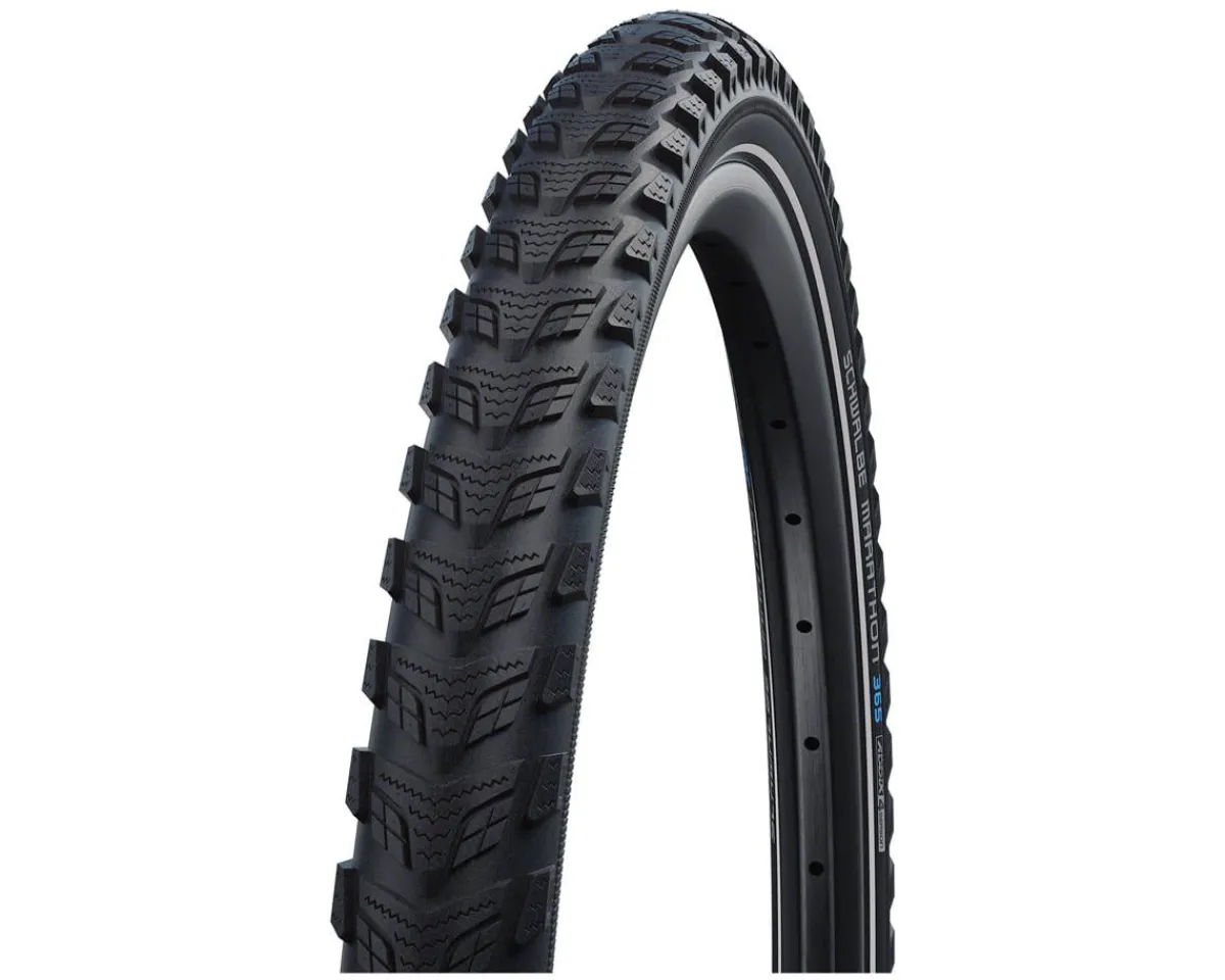Schwalbe E-Bike Parts|Tires|Marathon 365 Tire (Black/Reflective) (Wire Bead) (700c) (35mm) (Addix 4 Season/GreenGuard) (E50)