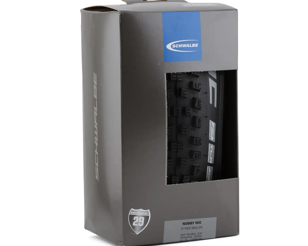 Schwalbe Tires|Nobby Nic HS463 Addix Tubeless Tire (Black) (29") (2.25") (Addix/TwinSkin)