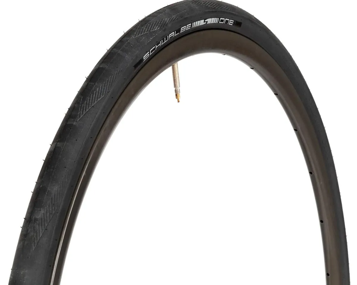 Schwalbe Tires|One Tubeless Road Tire (Black) (700c) (30mm) (Addix/RaceGuard) (Performance Line)