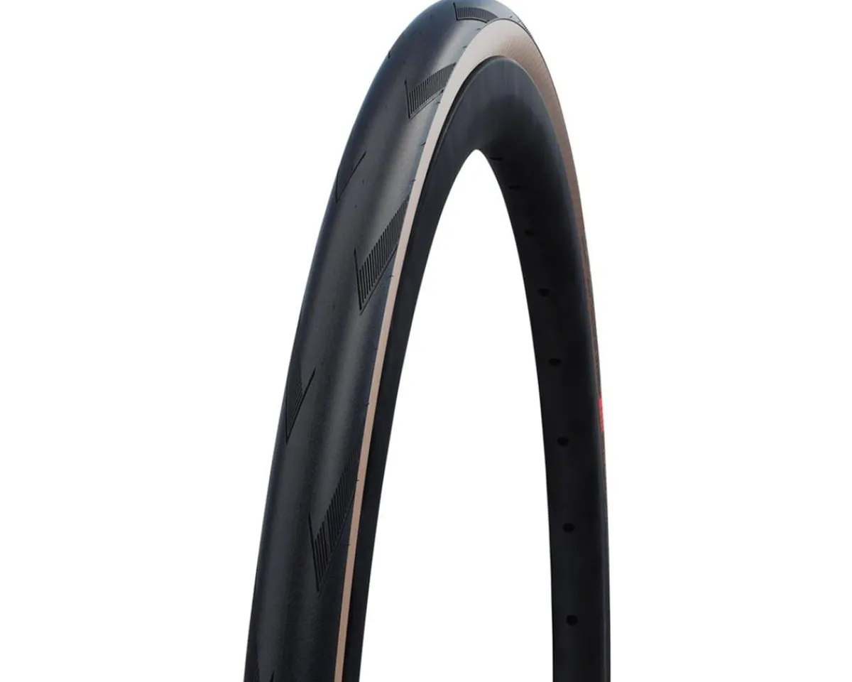 Schwalbe E-Bike Parts|Tires|Pro One Road Tire (Black/Transparent) (700c) (28mm) (Folding) (Super Race/V-Guard) (Tube Type)