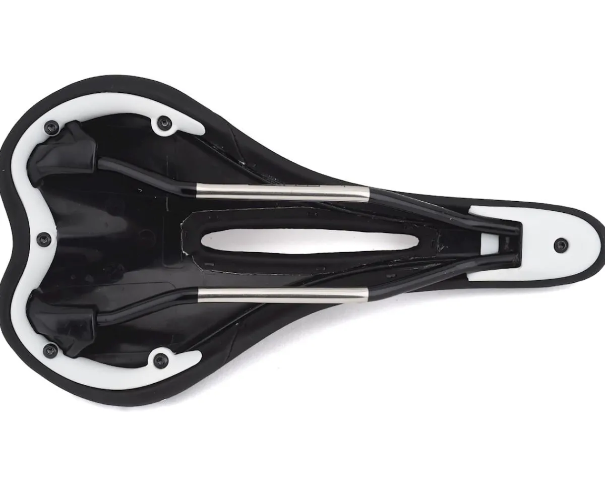 SDG Saddles & Seats|Allure Women's Saddle (Black/White) (Titanium Rails) (143mm)