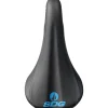 SDG Saddles & Seats|Bel-Air RL Saddle (Black/Cyan) (Steel Rails) (140mm)