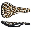 SDG Saddles & Seats|Bel-Air V3 Animal Throwback Saddle (Leopard Print) (140mm) (Lux Alloy Rails)